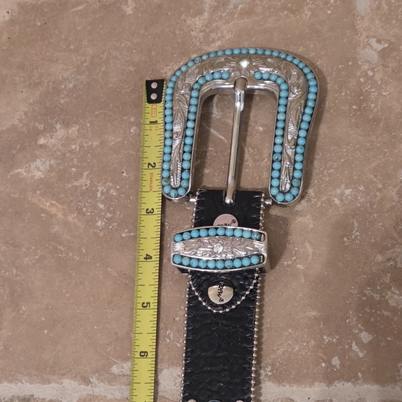 Womens Rhinestone Embellished Belt - Picture 12 of 12